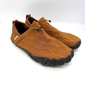 Watelves Men's Barefoot Water Shoes with Breathable Brown Knit Upper Size 11